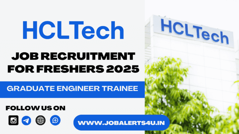 HCLTech Hiring For Graduate Engineer Trainee 2025
