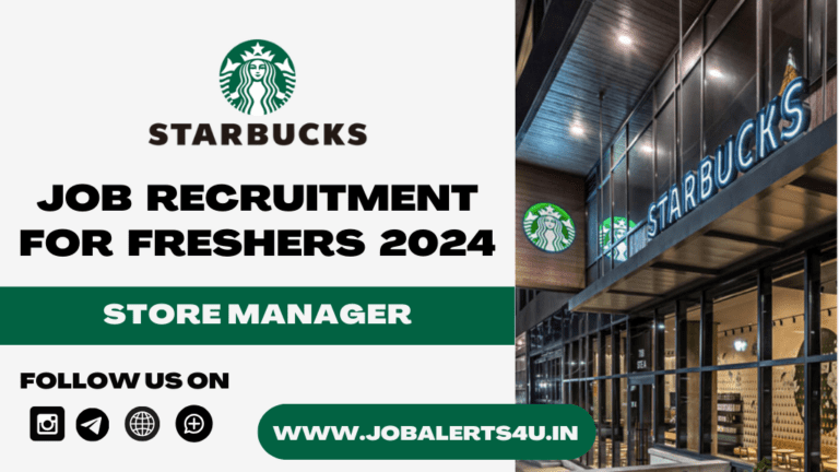 Starbucks Hiring For Store Manager Role 2024