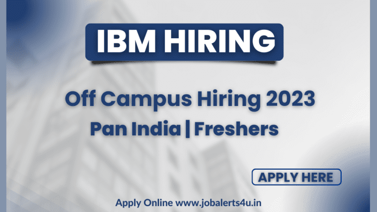 IBM Off Campus Hiring 2023