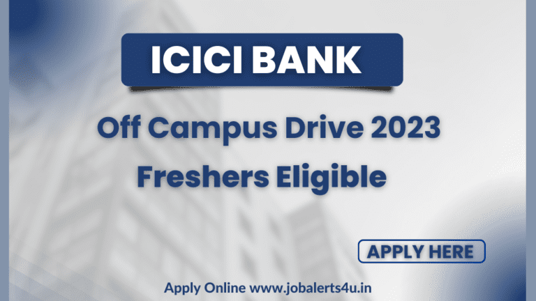 ICICI Bank Recruitment 2023