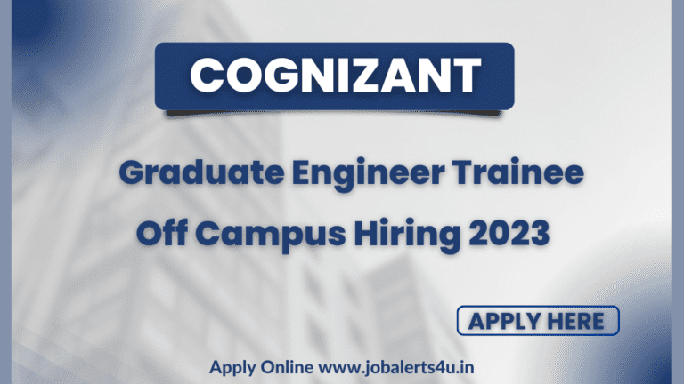 Cognizant Recruitment 2023