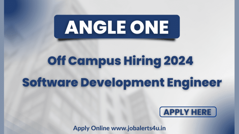 Angle One Recruitment 2024