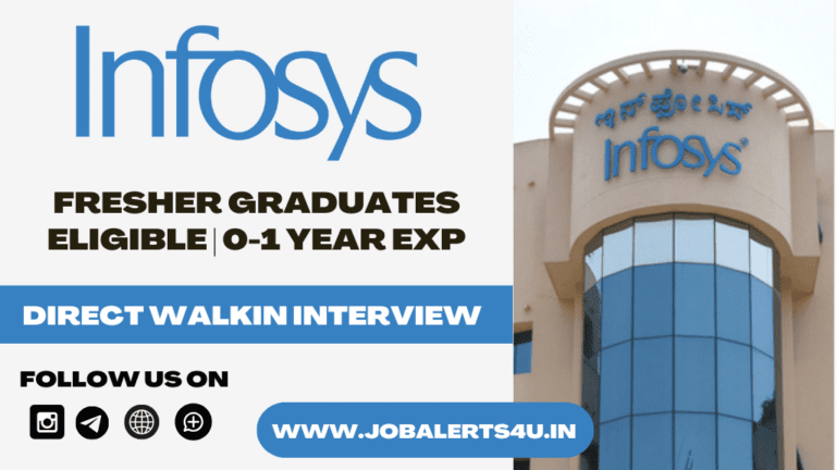 Infosys BPM Walkin Interview