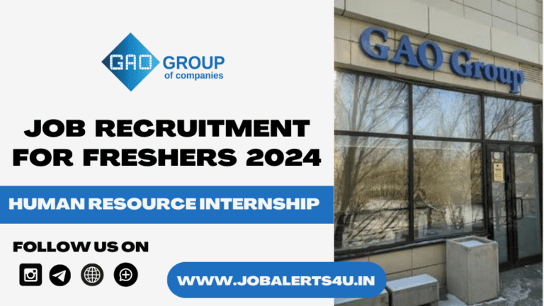 GAO Hiring For Human Resource Intern Role 2024