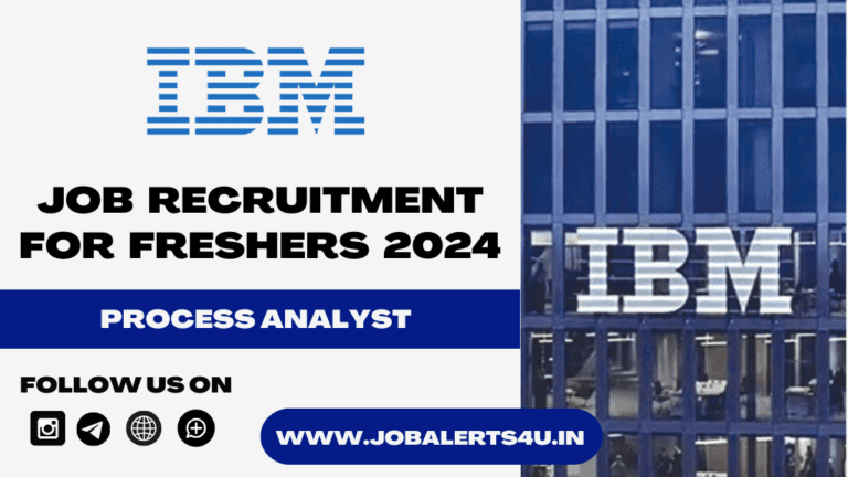 IBM Recruitment 2024 For Process Analyst Role