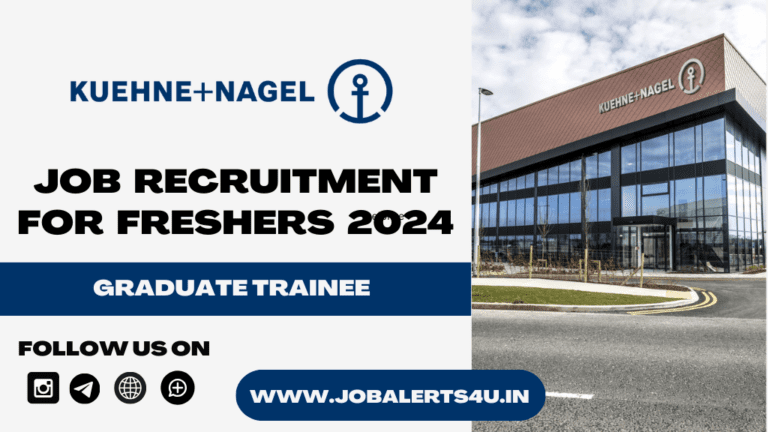 Kuehne Nagel Hiring For Graduate Trainee Role 2024