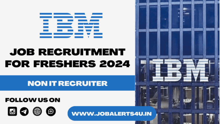 IBM Hiring For Non IT Recruiter Role 2024