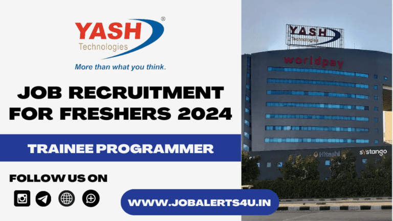 YASH Hiring For Trainee Programmer Role 2024