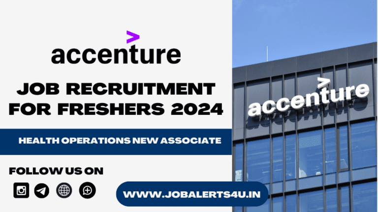 Accenture Hiring For Health Operations New Associate Role 2024