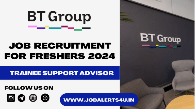 BTGroup Hiring For Trainee Support Advisor Role 2024