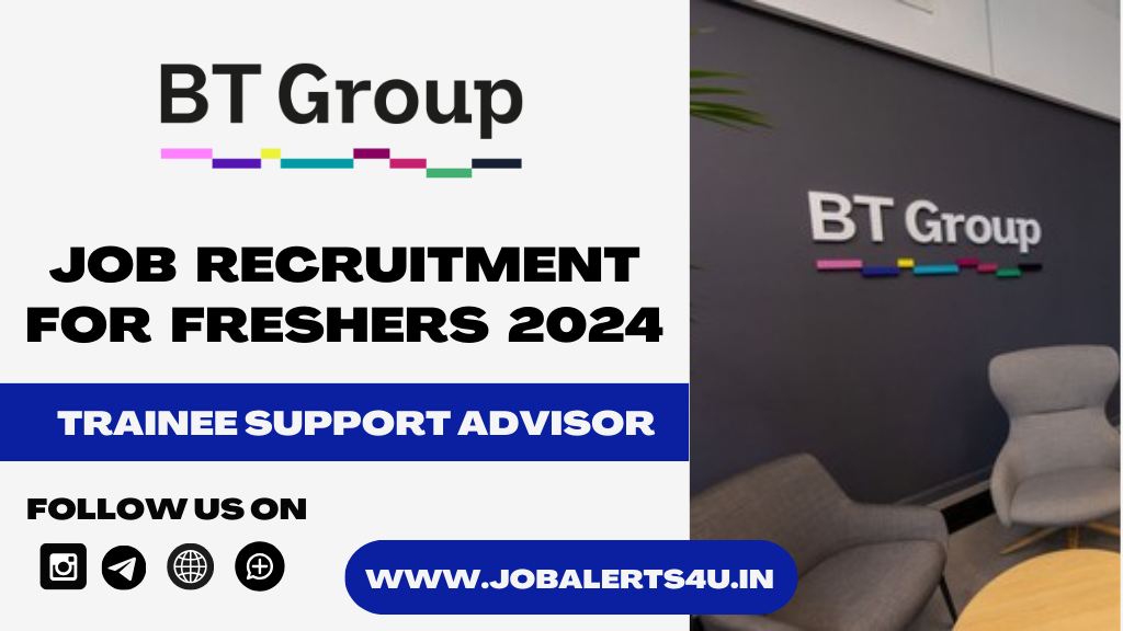BTGroup Hiring For Trainee Support Advisor Role 2024