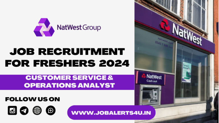 Natwestgroup Hiring For Customer Service & Operations Analyst Role 2024