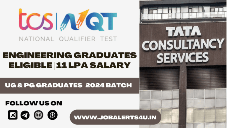 TCS Hiring Freshers Engineering Graduates 2024