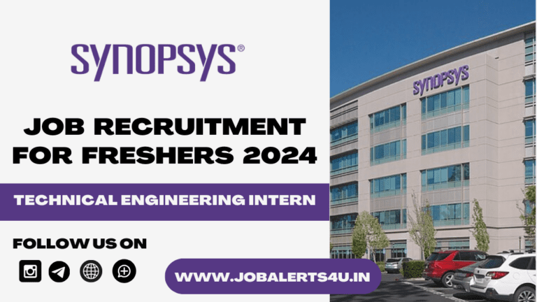 Synopsys Hiring For Technical-Engineering Intern Role 2024