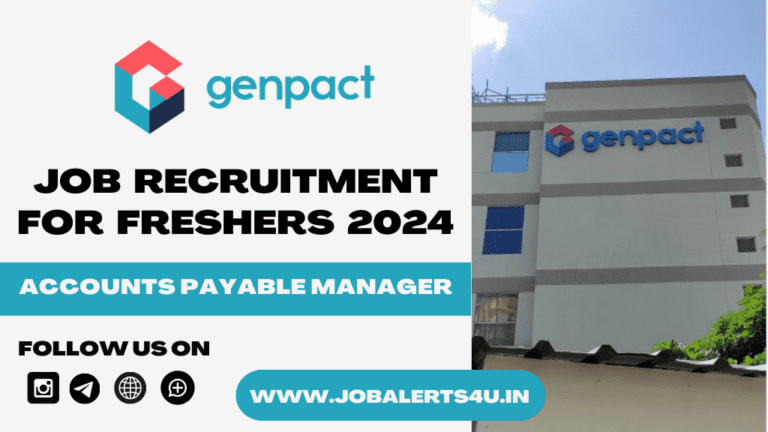Genpact Hiring For Accounts Payable Manager Role 2024