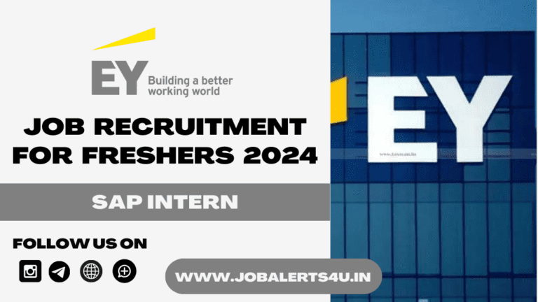 EY Hiring For SAP Intern Role 2024
