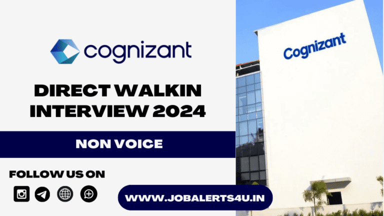 Cognizant Walkin Interview 2024