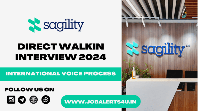 Sagility Walkin Interview 2024