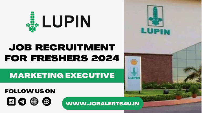 Lupin Hiring For Marketing Executive Role 2024