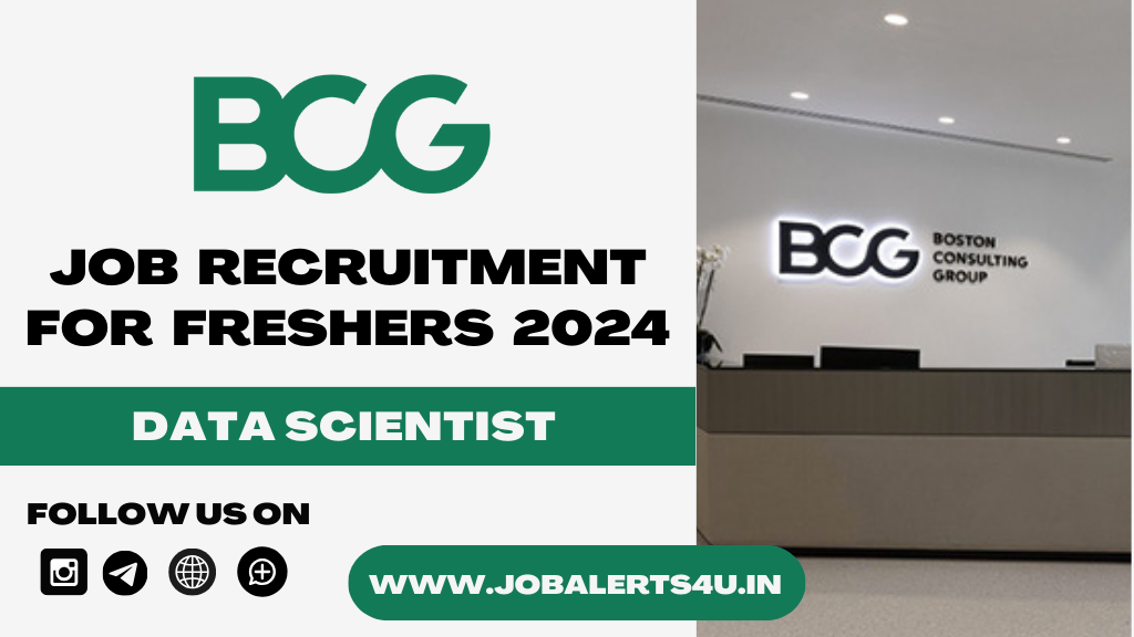 BCG Hiring For Data Scientist Role 2024