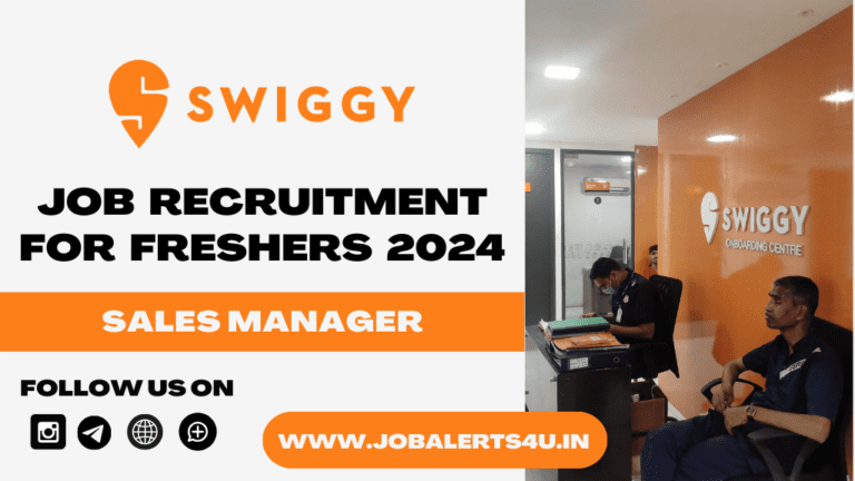 Swiggy Hiring For Sales Manager Role 2024
