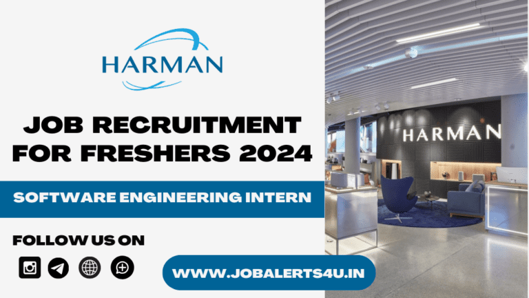 Harman Hiring For Software Engineering Intern Role 2024