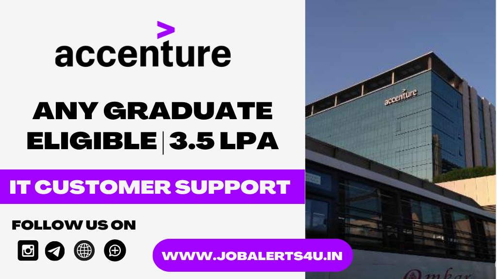 Accenture Hiring For IT Customer Service Role 2024