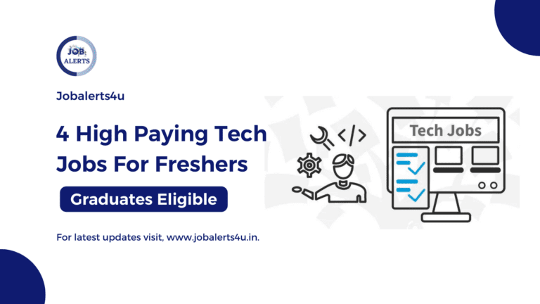 4 High Paying Tech Jobs For Freshers