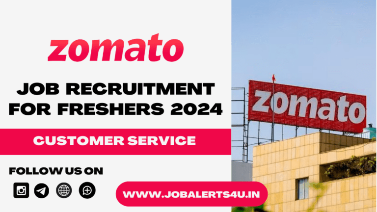 Zomato Recruitment For Customer Service Role