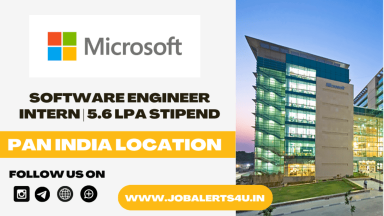 Microsoft Recruitment For Software Engineer Intern