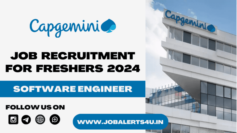 Capgemini Recruitment For Software Engineer Role 2024