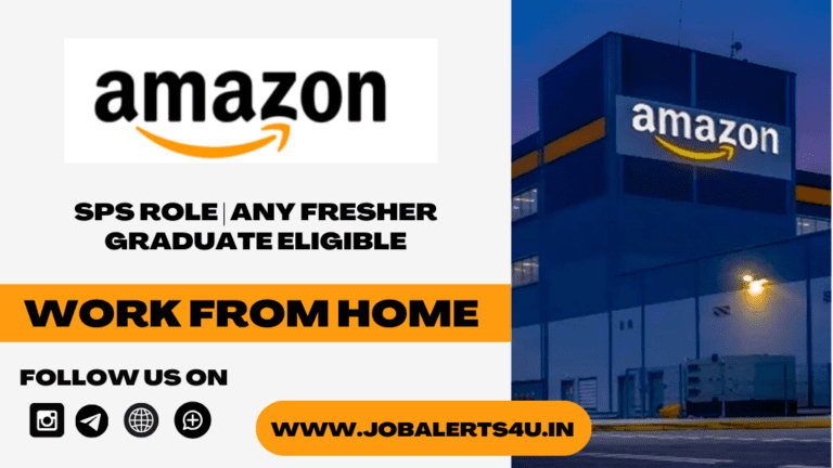 Amazon Work From Home Hiring For SPS Role