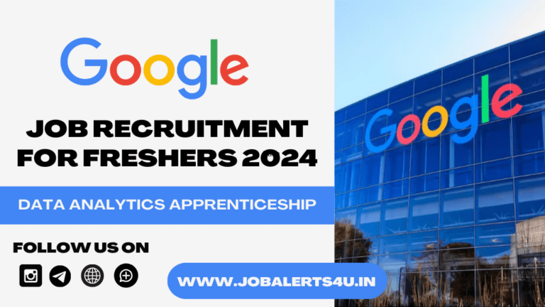 Google Hiring For Data Analytics Apprenticeship 2024