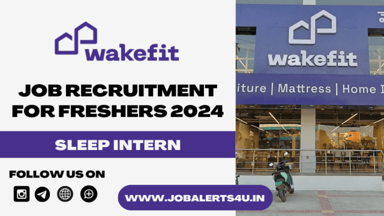 Wakefit Hiring For Sleep Intern 2024