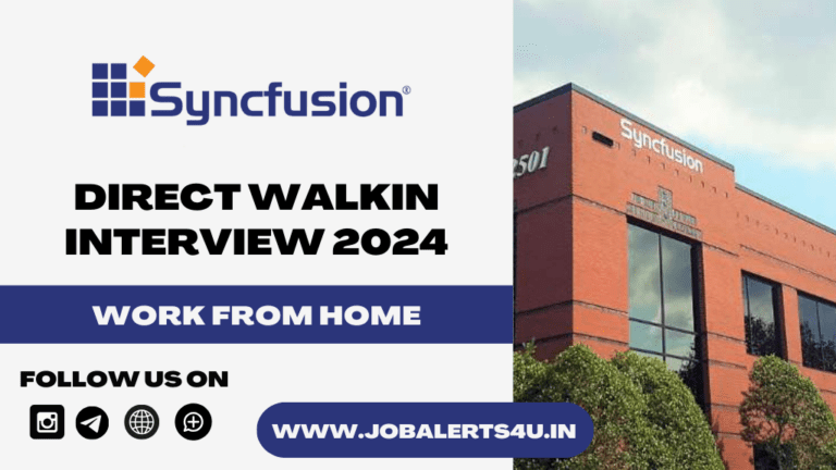 Syncfusion Walkin Interview For Digital Marketing Executive Role 2024
