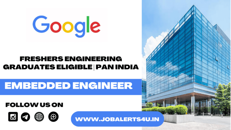 Join Google as an Embedded Software Engineer