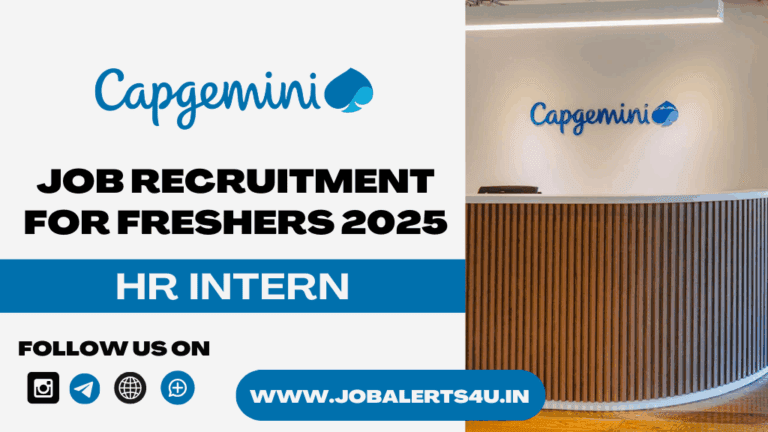 Capgemini is Hiring HR Intern 2025