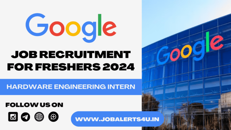 Google Hiring For Hardware Engineering Intern 2024