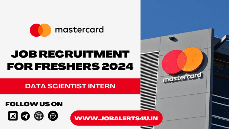 Mastercard Hiring For Data Scientist Intern 2024