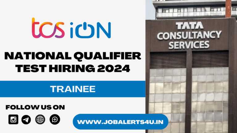 TCS iON National Qualifier Test (TCS NQT) 2024