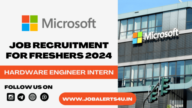 Microsoft Hiring For Hardware Engineer Intern 2024