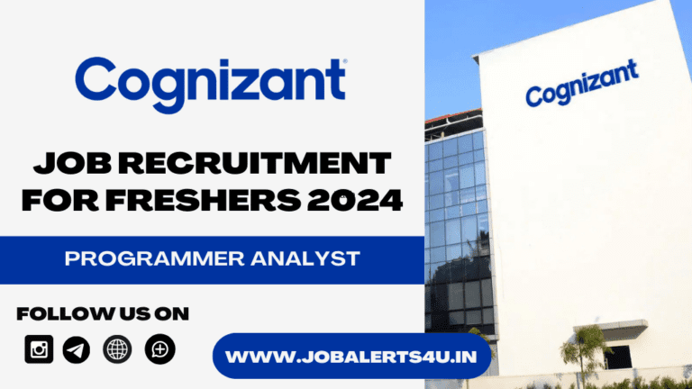Cognizant Hiring For Programmer Analyst 2024