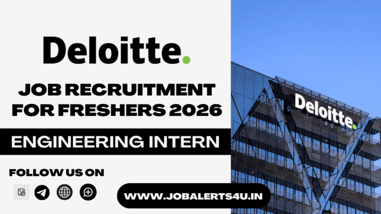 Deloitte Hiring For Engineering Intern 2026