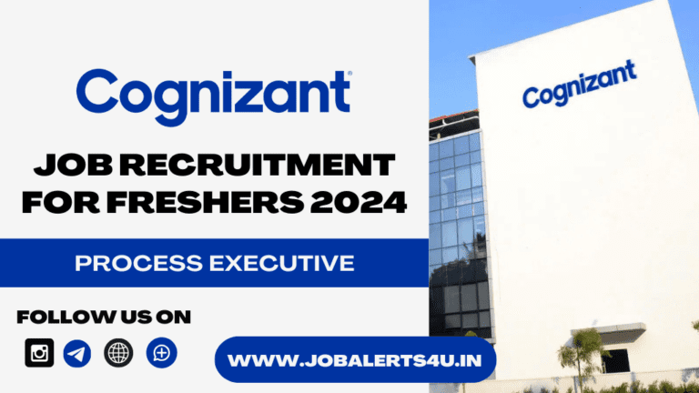 Cognizant Hiring For Process Executive 2024