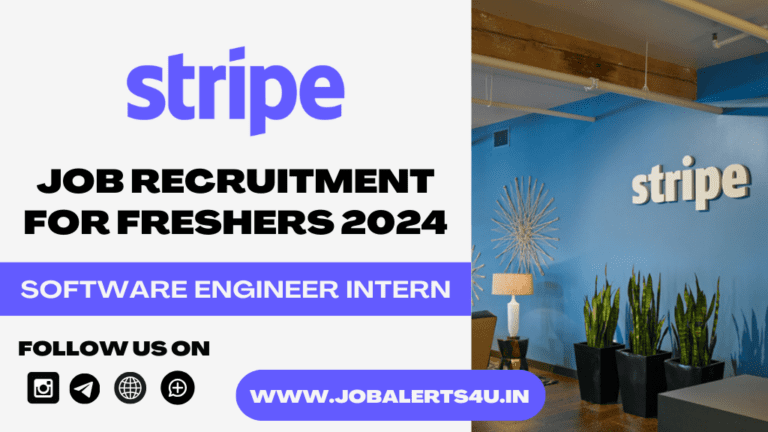 Stripe Hiring For Software Engineer Intern 2024