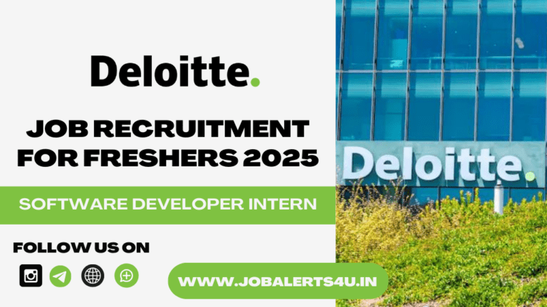 Deloitte is Hiring Software Developer Intern 2025