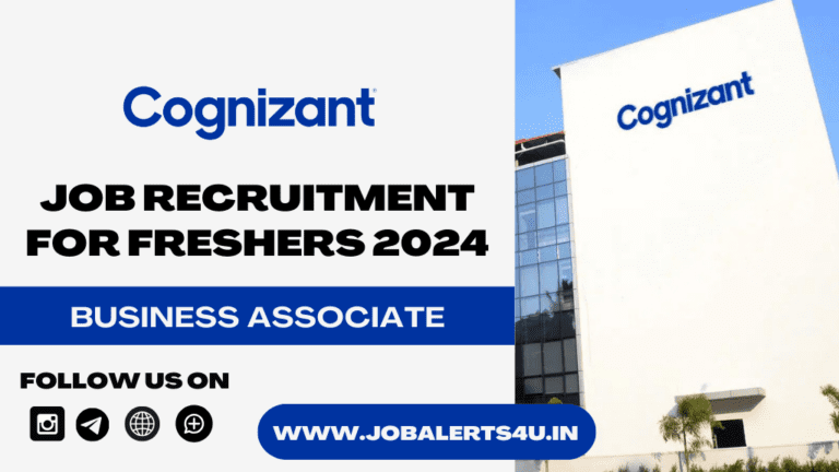 Cognizant Hiring For Business Associate 2024