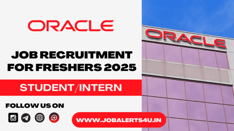 Oracle Hiring For Student/Intern 2025
