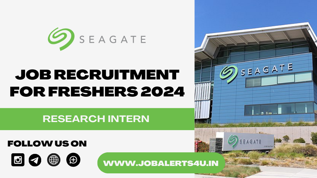 Seagate Hiring For Research Intern 2024