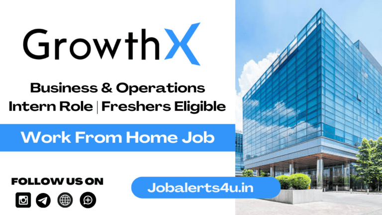 GrowthX Work From Home Job 2025